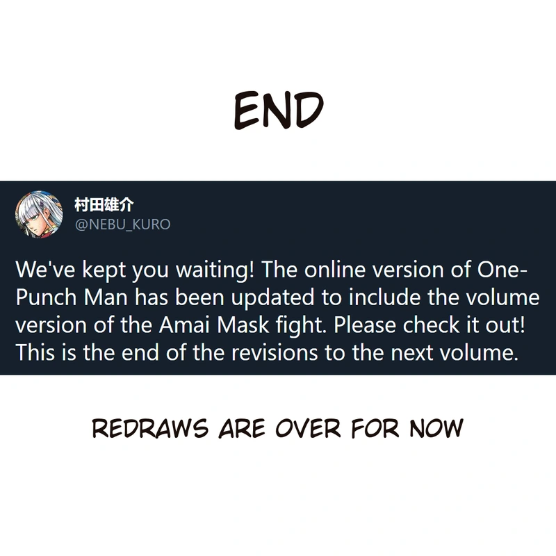 One Punch Man Manga Chapter 114.2 page 19 - Mirror scene