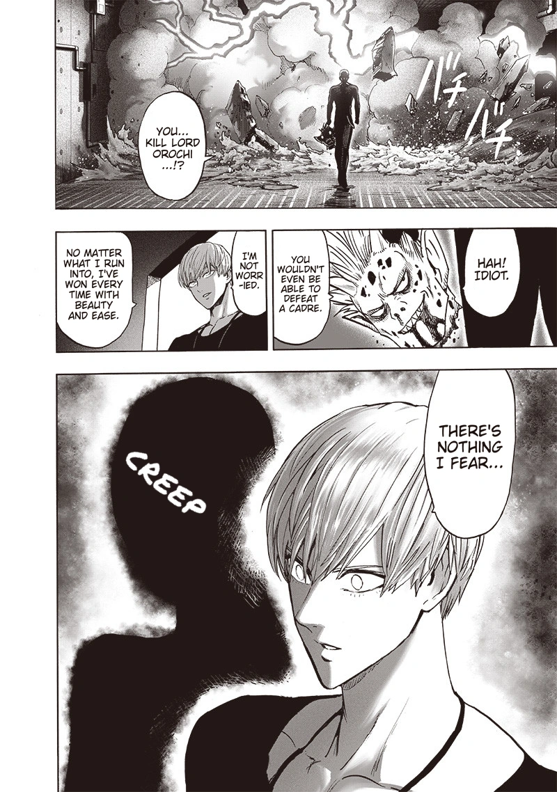 One Punch Man Manga Chapter 114.2 page 7 - Mirror scene