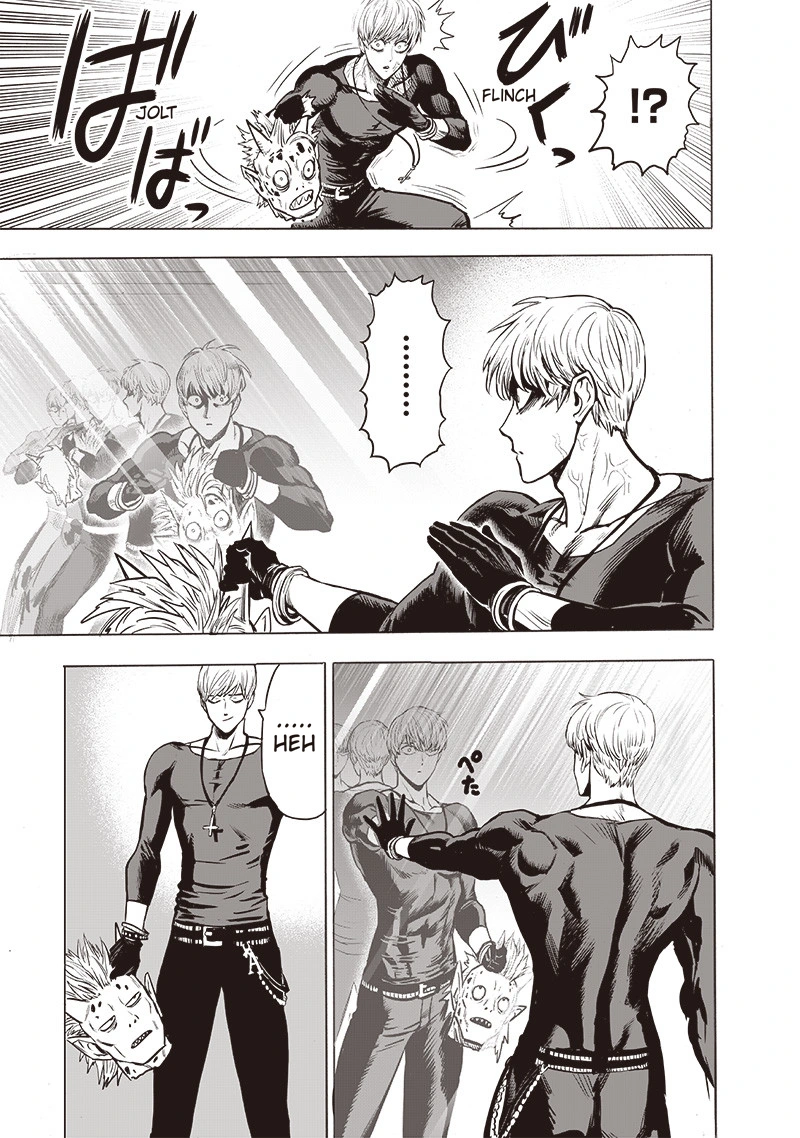 One Punch Man Manga Chapter 114.2 page 8 - Mirror scene