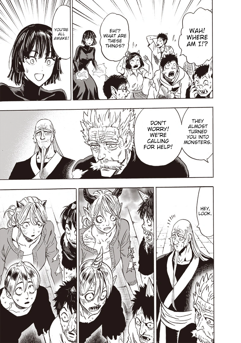 One Punch Man Manga Chapter 114 page 15 - Rematch scene