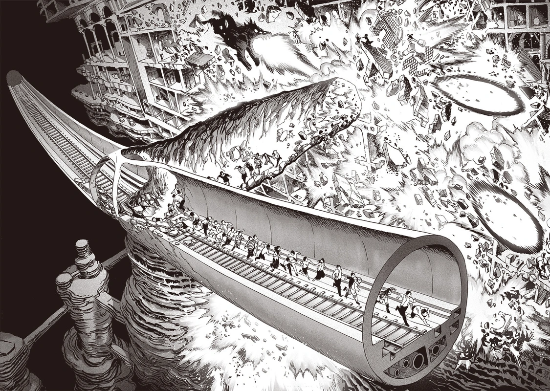 One Punch Man Manga Chapter 114 page 30 - Rematch scene