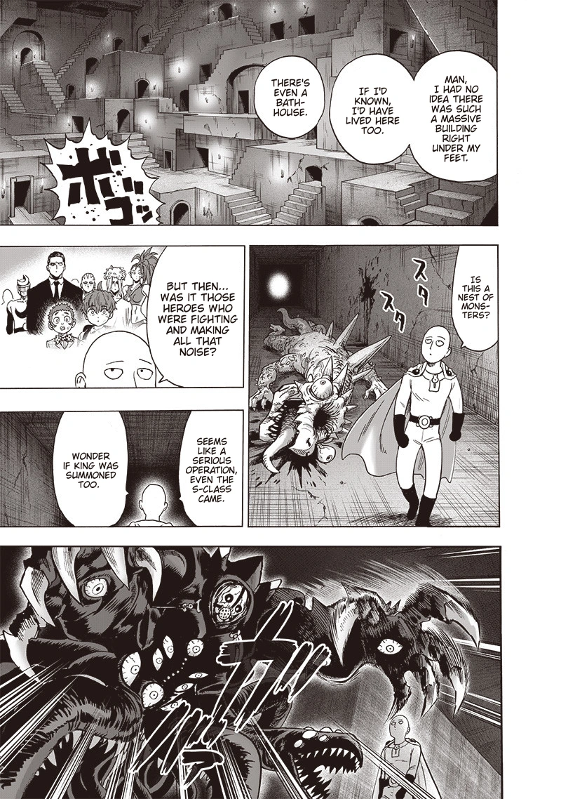 One Punch Man Manga Chapter 115 page 11 - Encounter scene