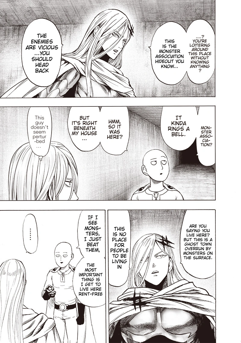 One Punch Man Manga Chapter 115 page 23 - Encounter scene