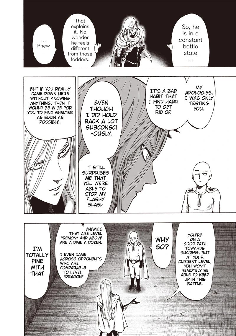 One Punch Man Manga Chapter 115 page 24 - Encounter scene