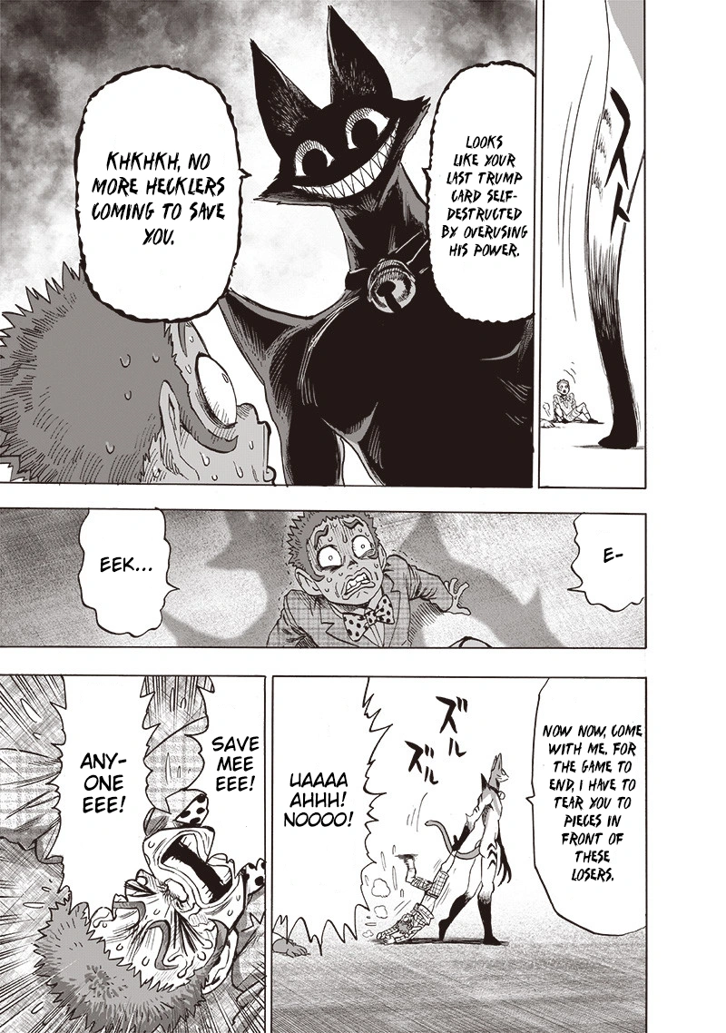 One Punch Man Manga Chapter 117 page 15 - Cornered Rat scene