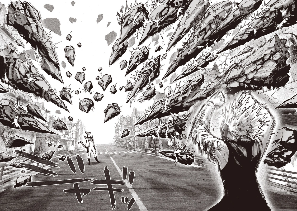 One Punch Man Manga Chapter 117 page 6 - Cornered Rat scene