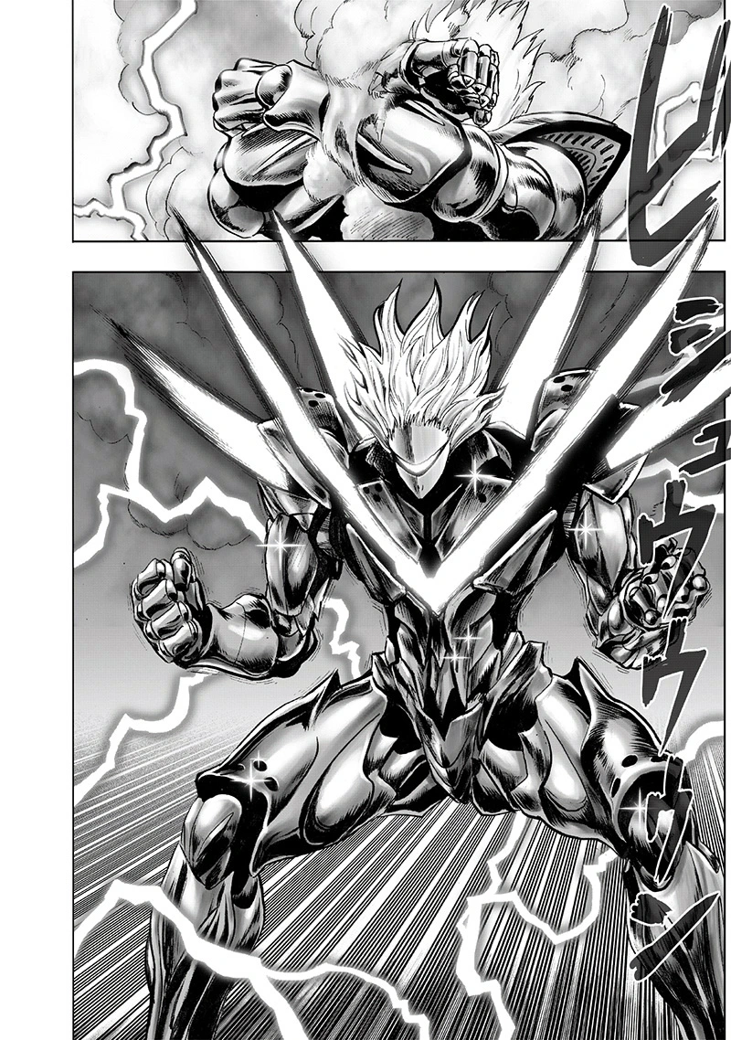 One Punch Man Manga Chapter 118 page 18 - Drive Knight scene