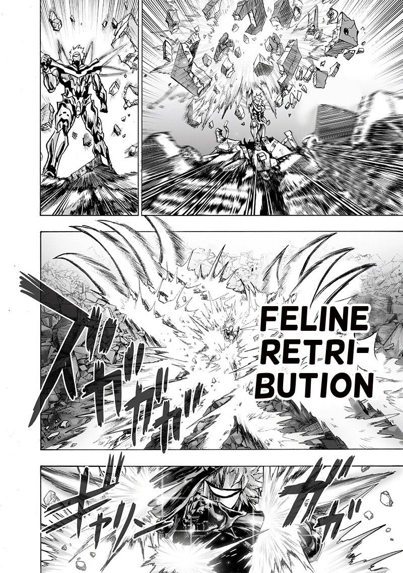 One Punch Man Manga Chapter 118 page 20 - Drive Knight scene