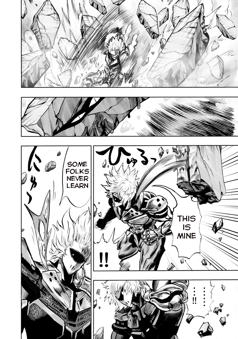 One Punch Man Manga Chapter 118 page 22 - Drive Knight scene