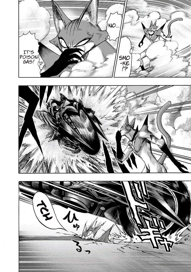 One Punch Man Manga Chapter 118 page 6 - Drive Knight scene