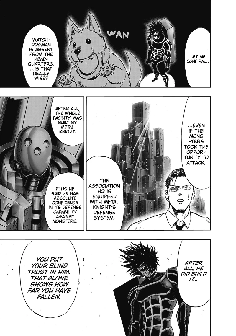 One Punch Man Manga Chapter 119 page 10 - A Glimpse Behind The Scenes scene