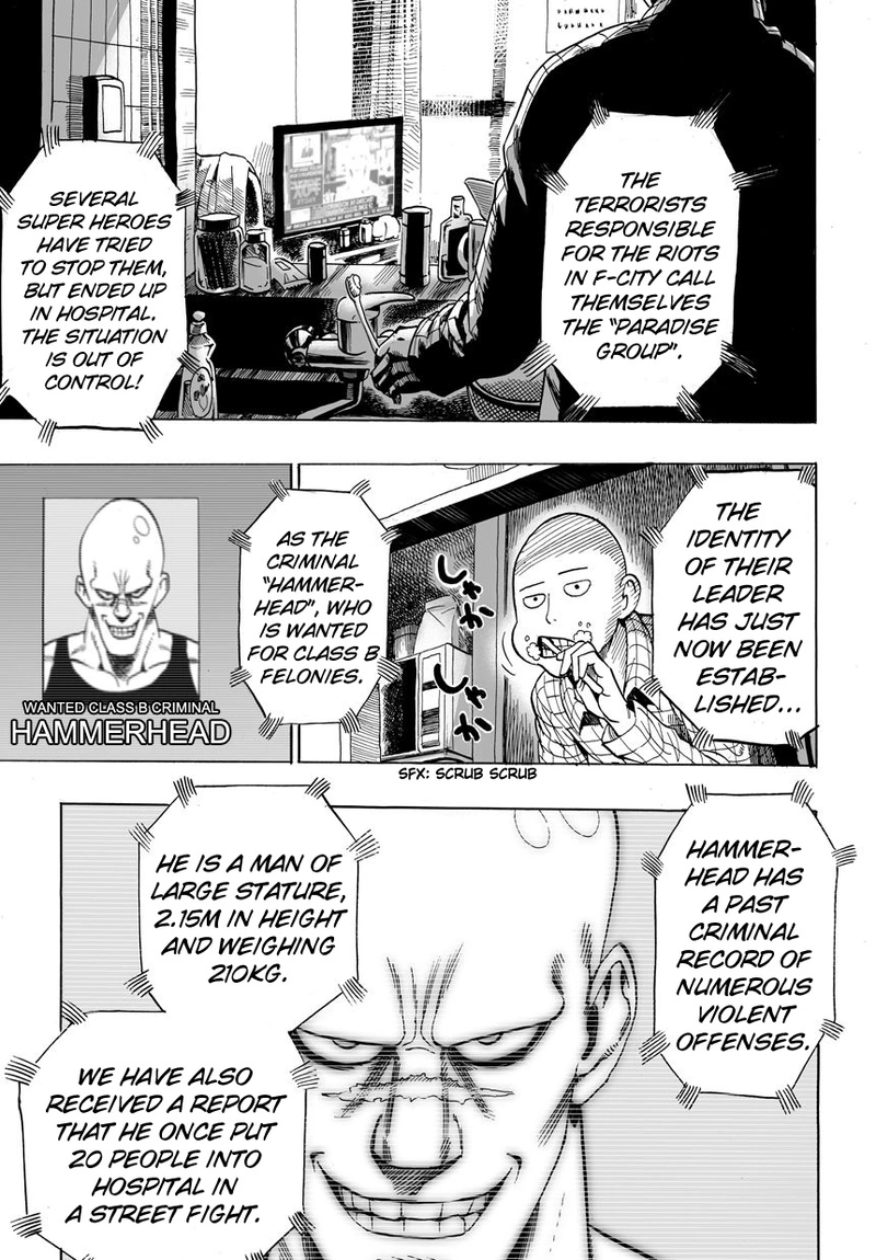 One Punch Man Manga Chapter 12 page 11 - Paradise Group scene