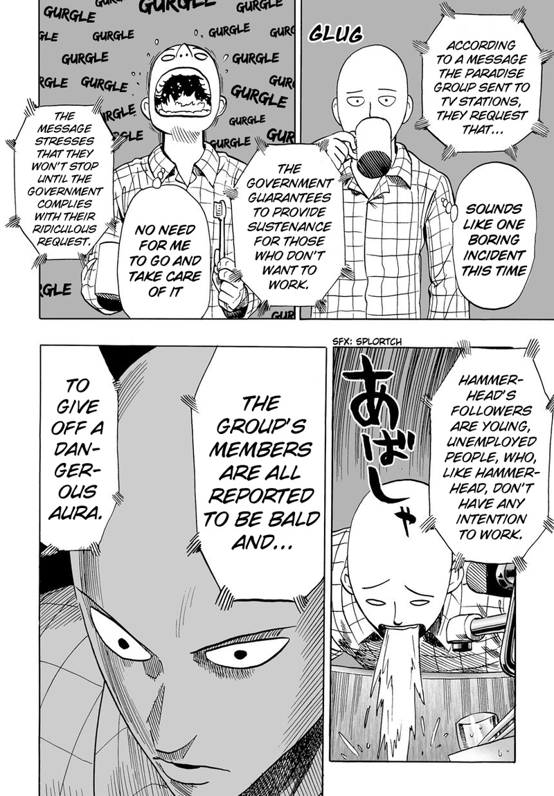 One Punch Man Manga Chapter 12 page 12 - Paradise Group scene