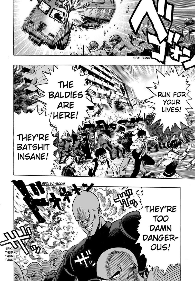 One Punch Man Manga Chapter 12 page 15 - Paradise Group scene