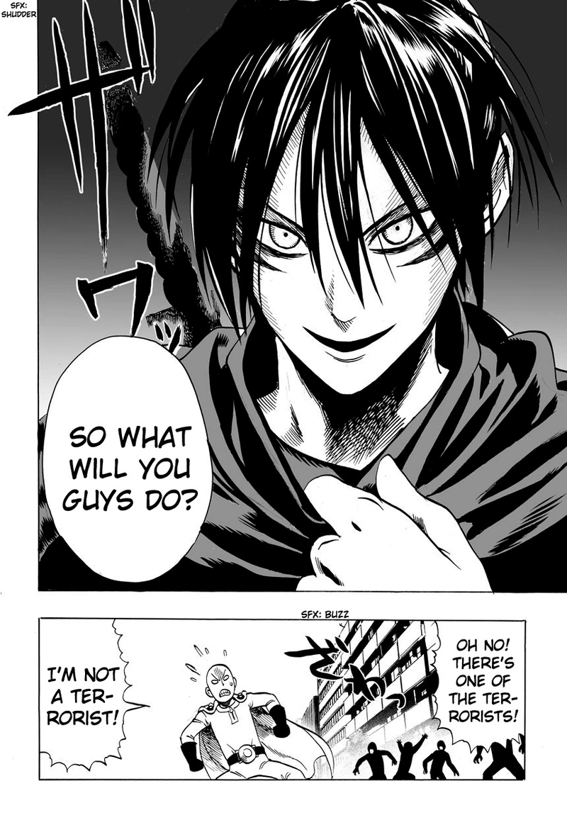 One Punch Man Manga Chapter 12 page 24 - Paradise Group scene