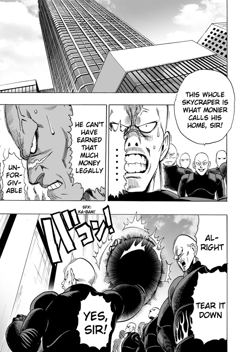 One Punch Man Manga Chapter 12 page 5 - Paradise Group scene