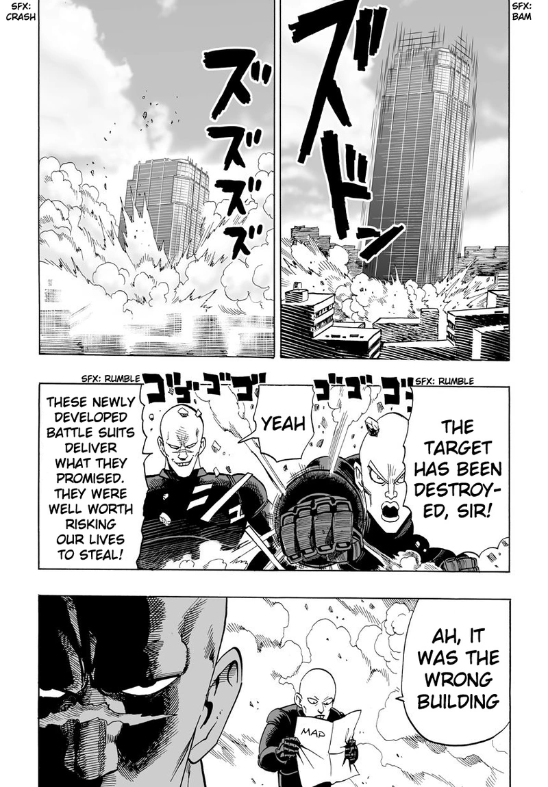 One Punch Man Manga Chapter 12 page 6 - Paradise Group scene