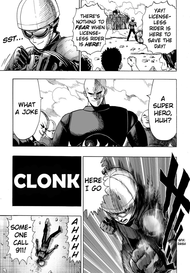 One Punch Man Manga Chapter 12 page 9 - Paradise Group scene