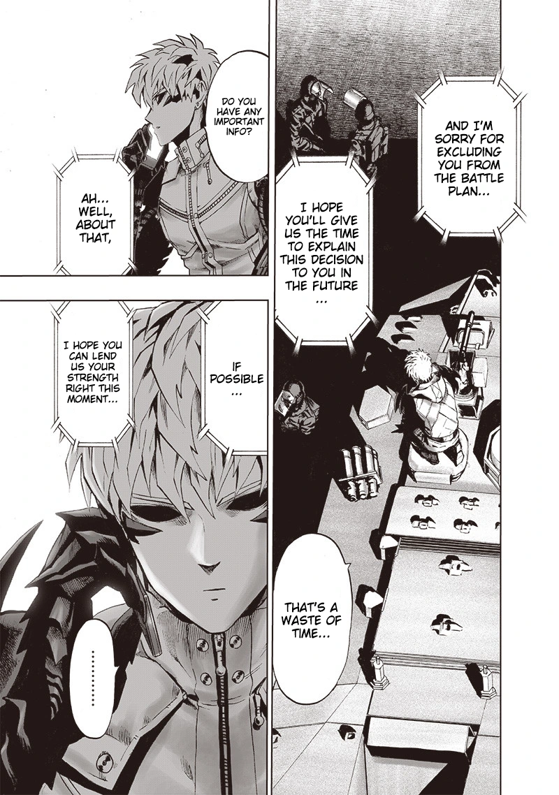 One Punch Man Manga Chapter 120 page 15 - The Only Necessary Thing Is Strength scene