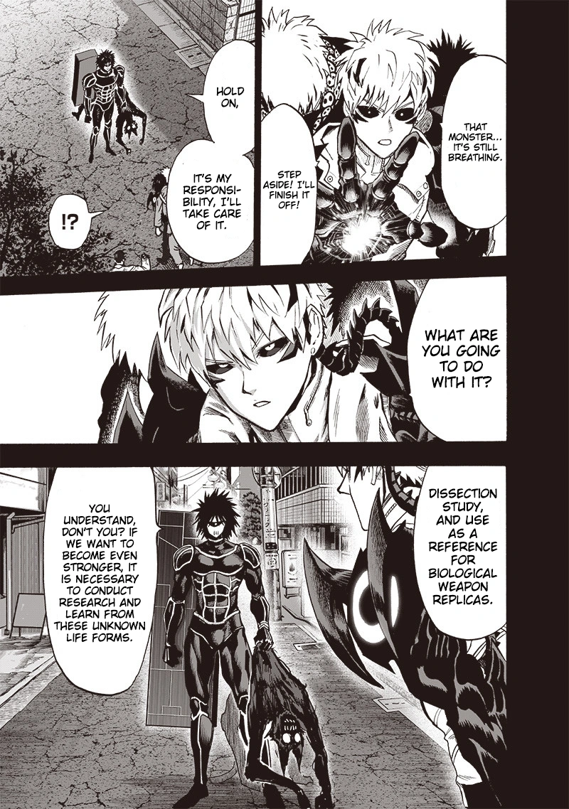 One Punch Man Manga Chapter 120 page 17 - The Only Necessary Thing Is Strength scene