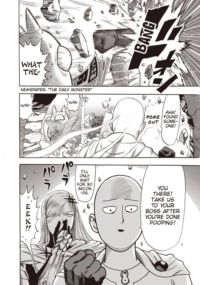 One Punch Man Manga Chapter 122 page 15 - Unknown scene