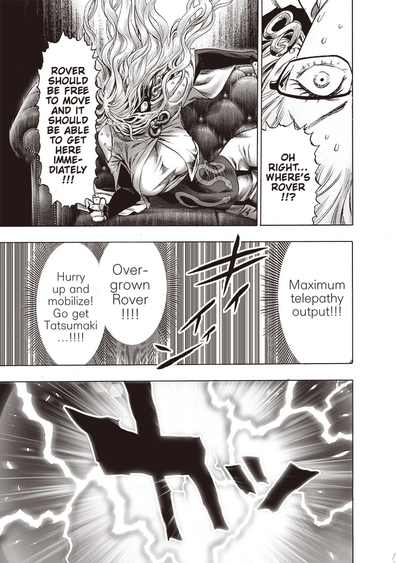 One Punch Man Manga Chapter 123 page 28 - Real Form scene