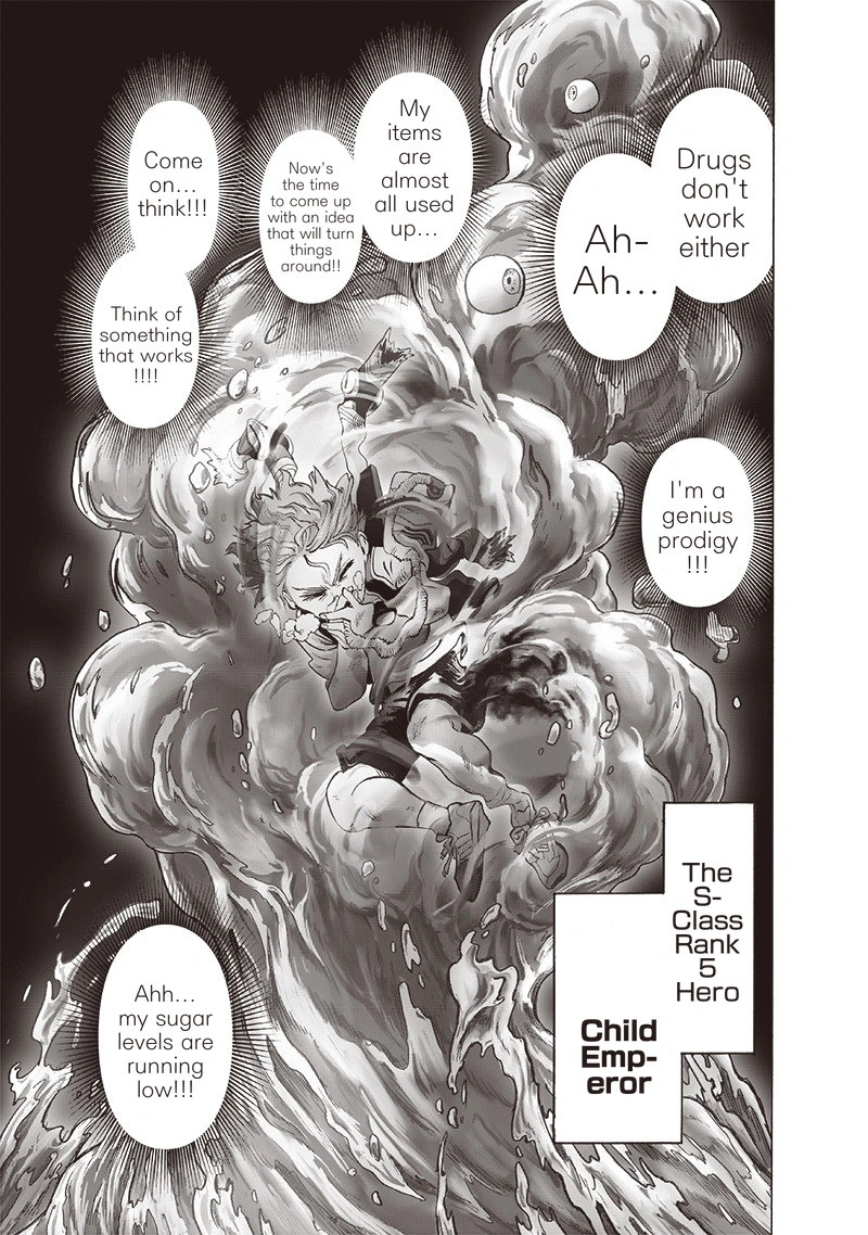 One Punch Man Manga Chapter 123 page 7 - Real Form scene