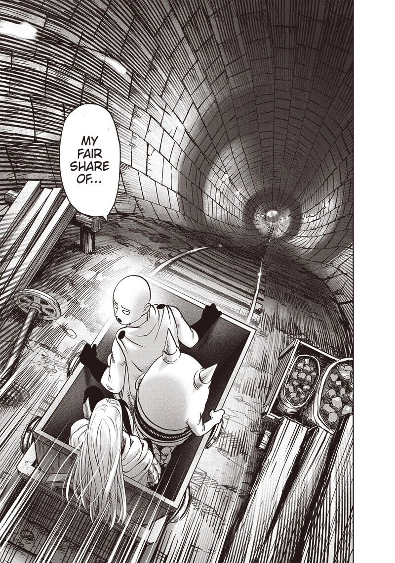 One Punch Man Manga Chapter 125 page 12 - Sit! scene