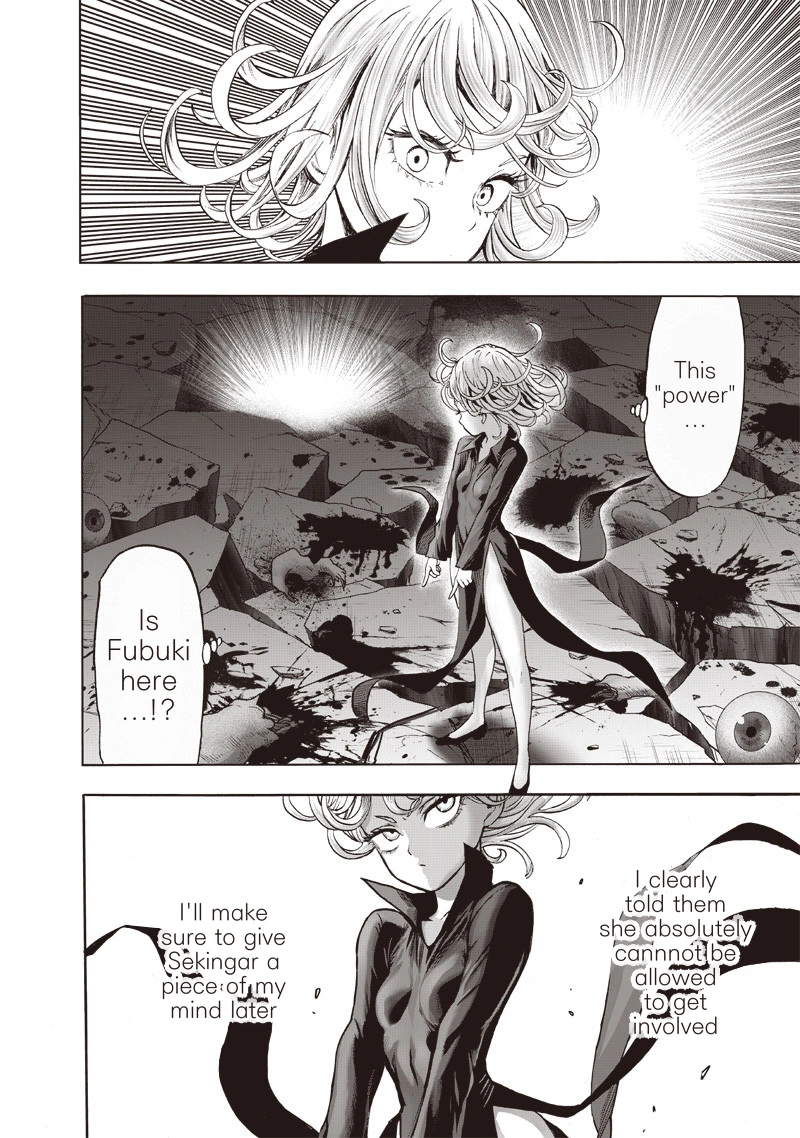 One Punch Man Manga Chapter 125 page 9 - Sit! scene