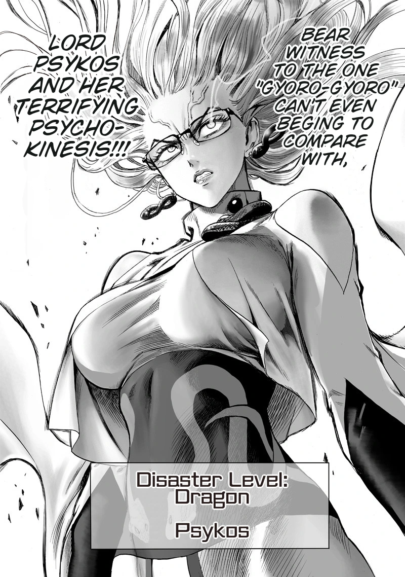 One Punch Man Manga Chapter 126 page 19 - Psykos scene
