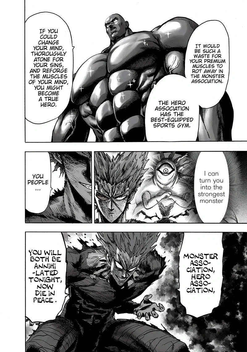 One Punch Man Manga Chapter 126 page 34 - Psykos scene