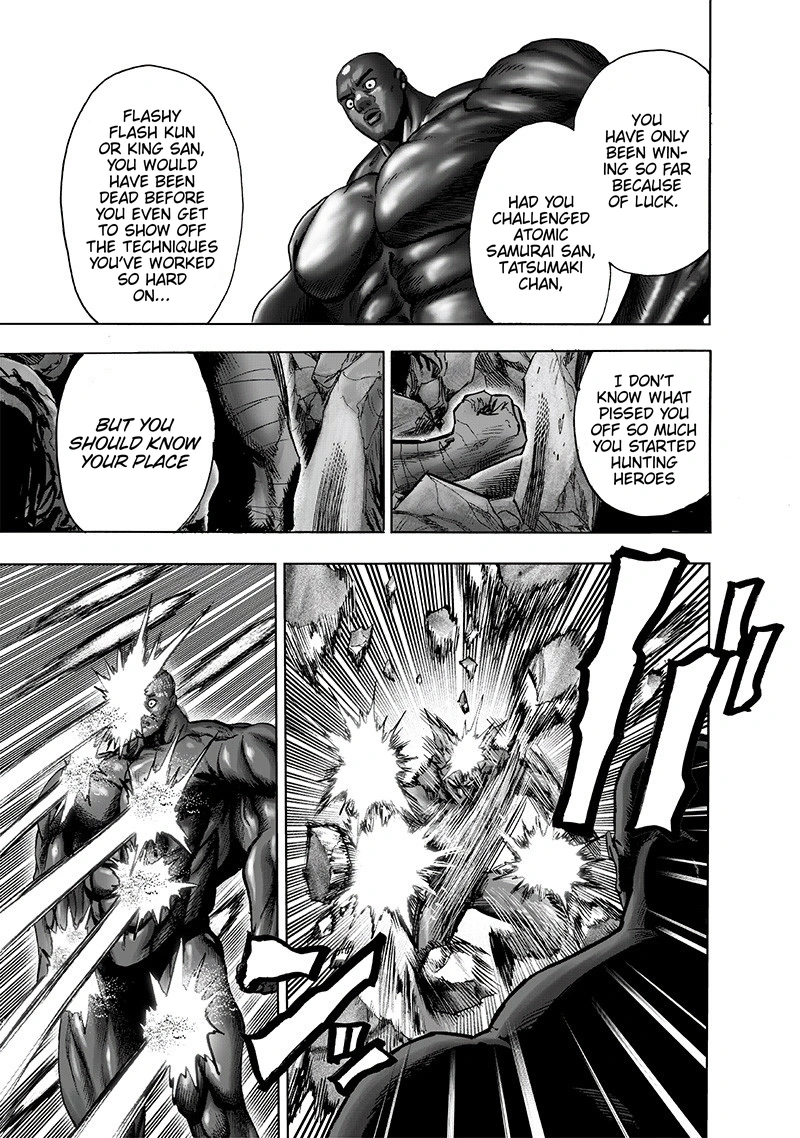 One Punch Man Manga Chapter 126 page 40 - Psykos scene