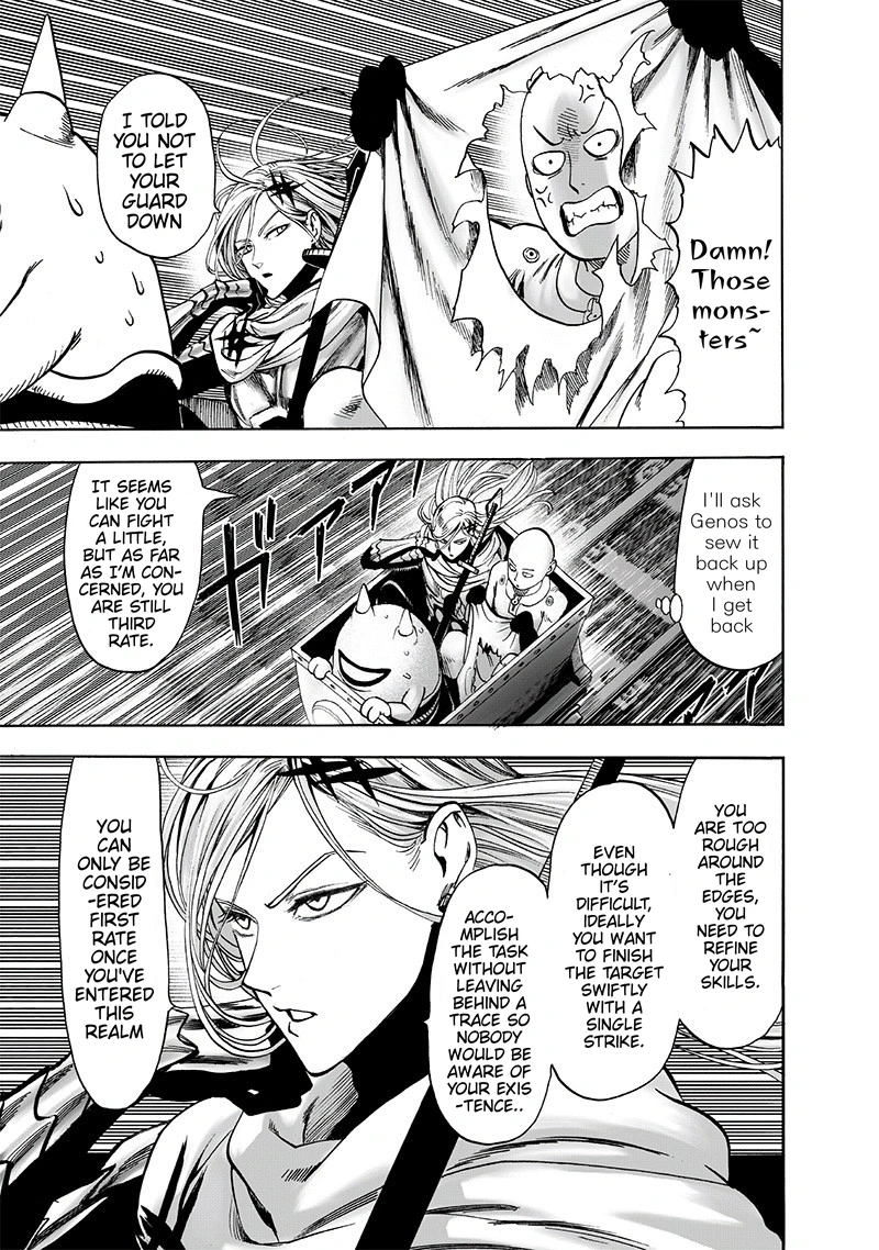 One Punch Man Manga Chapter 126 page 44 - Psykos scene
