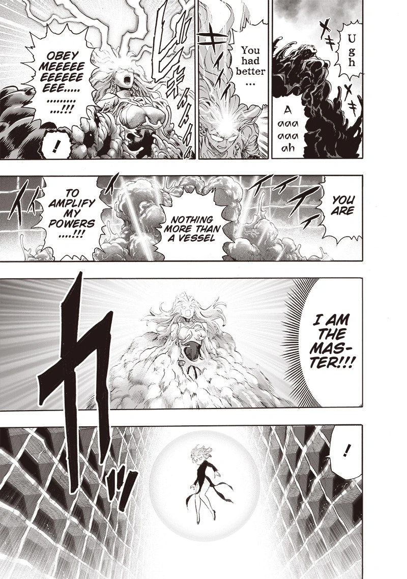 One Punch Man Manga Chapter 128 page 10 - Invasive Touch scene