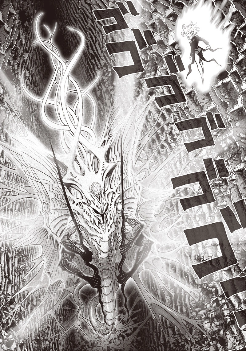 One Punch Man Manga Chapter 128 page 11 - Invasive Touch scene