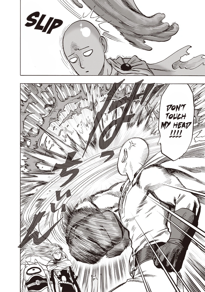 One Punch Man Manga Chapter 128 page 21 - Invasive Touch scene