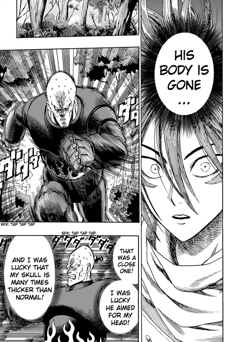 One Punch Man Manga Chapter 13 page 24 - Speed scene