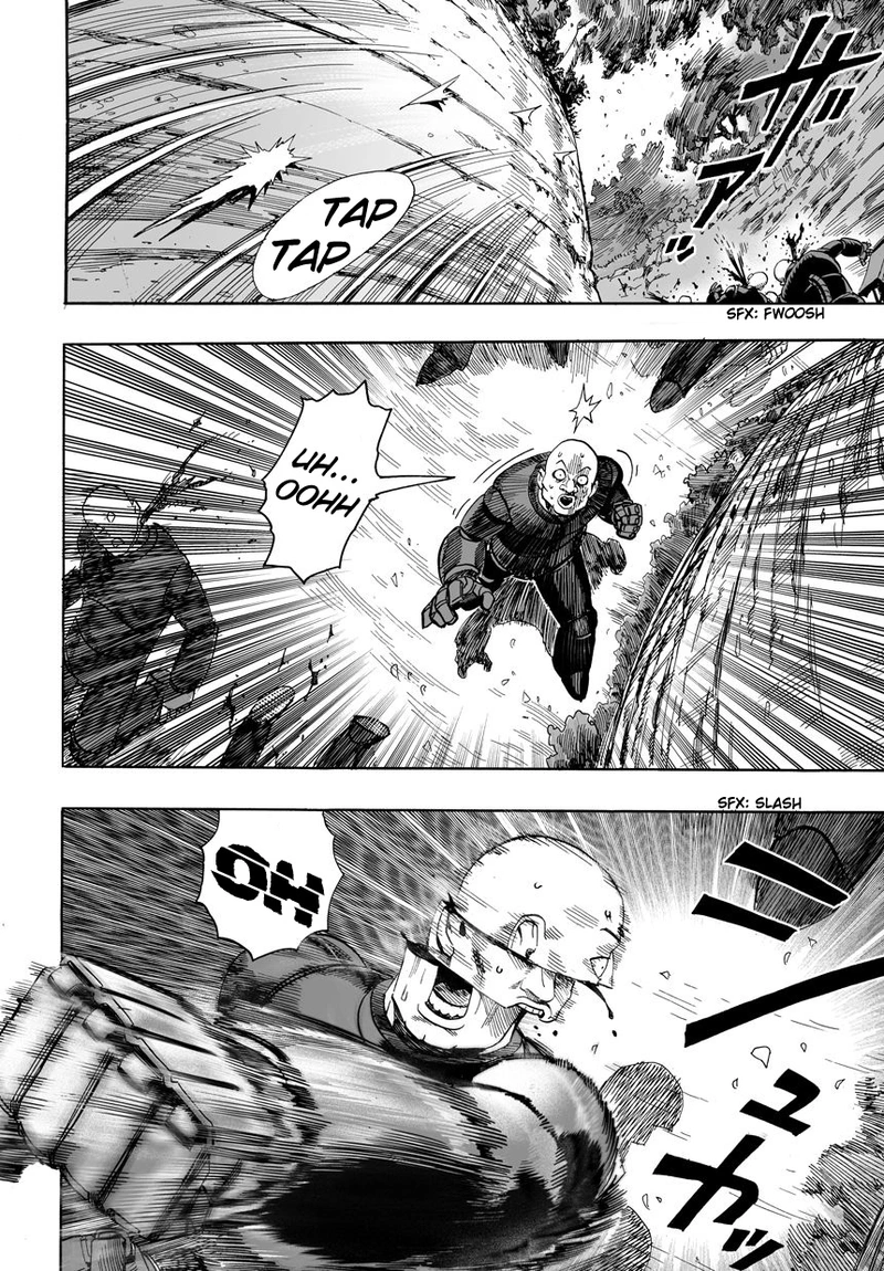 One Punch Man Manga Chapter 13 page 4 - Speed scene