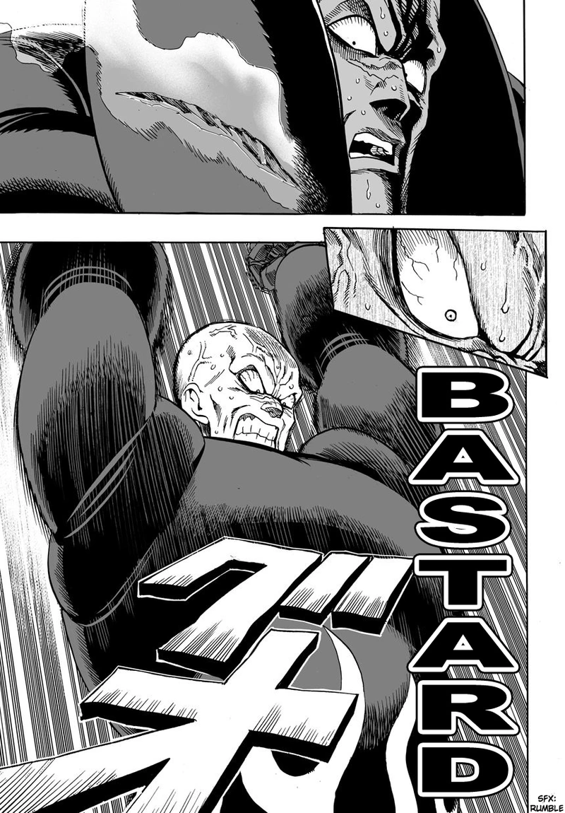 One Punch Man Manga Chapter 13 page 7 - Speed scene