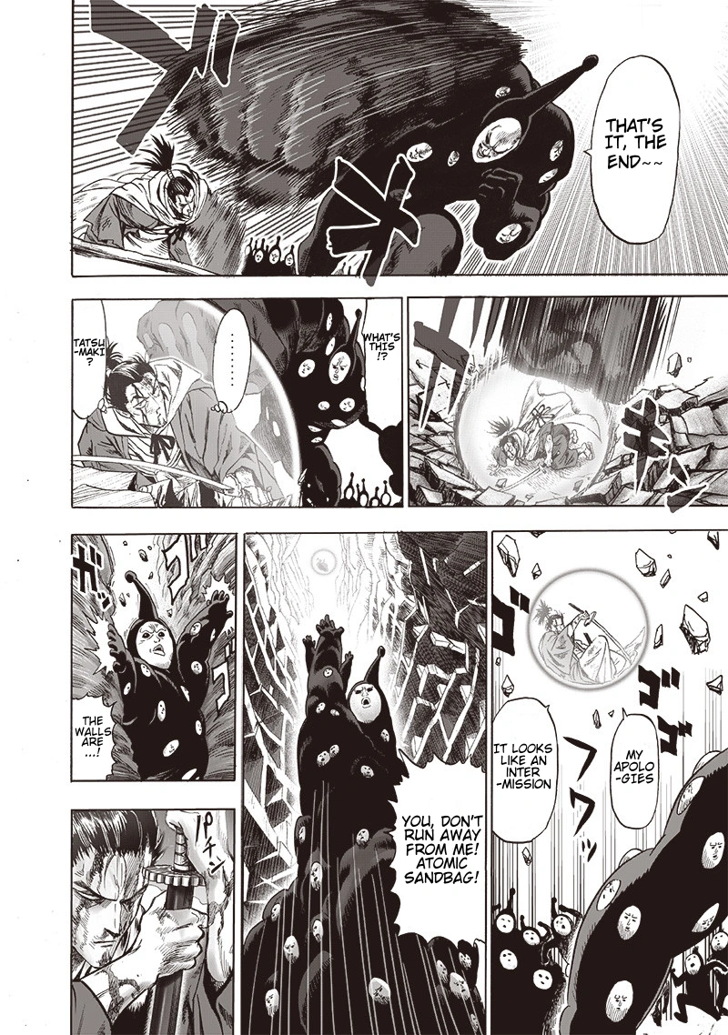 One Punch Man Manga Chapter 130 page 15 - Tatsumaki Full Power scene
