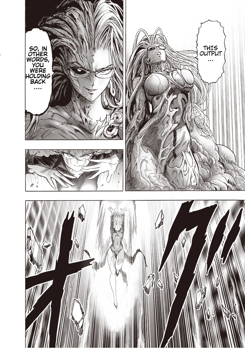 One Punch Man Manga Chapter 130 page 17 - Tatsumaki Full Power scene
