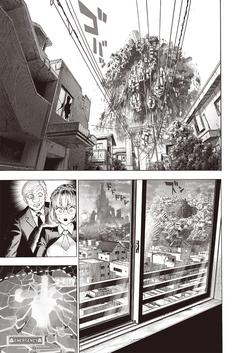 One Punch Man Manga Chapter 130 page 20 - Tatsumaki Full Power scene