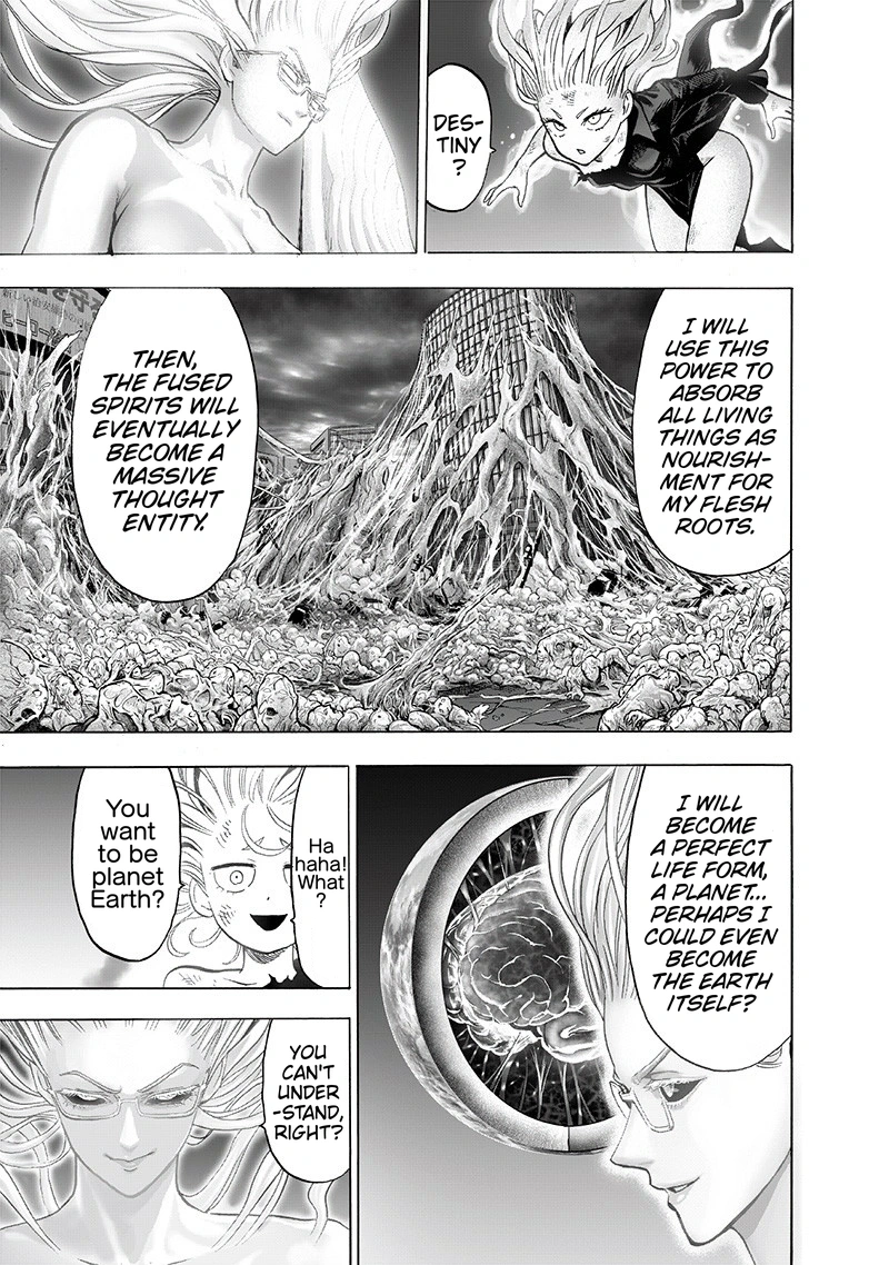 One Punch Man Manga Chapter 132 page 18 - Something Huge scene