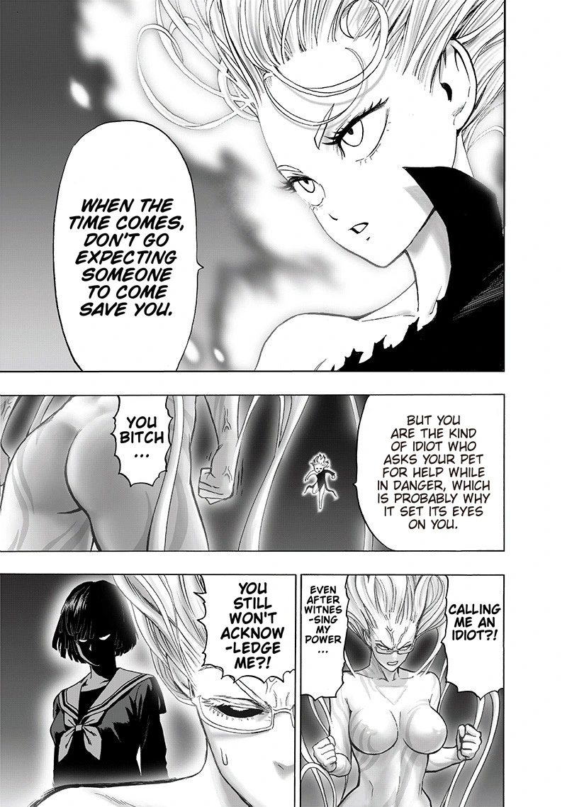 One Punch Man Manga Chapter 132 page 22 - Something Huge scene