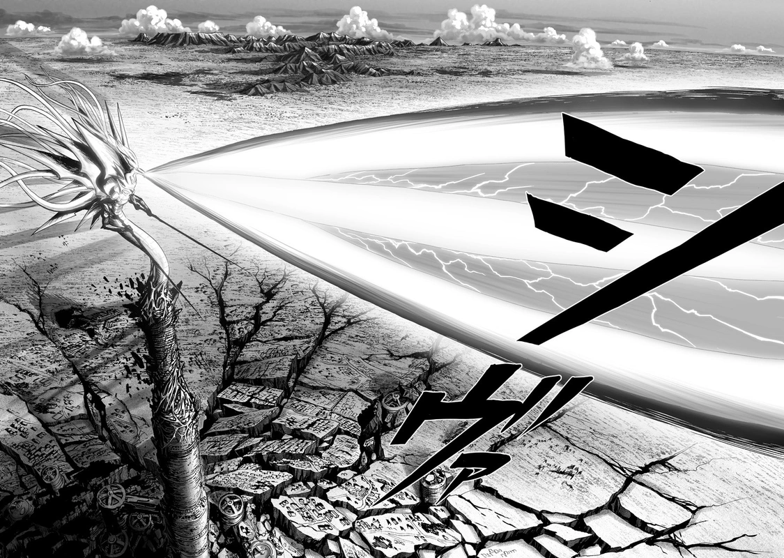 One Punch Man Manga Chapter 132 page 7 - Something Huge scene