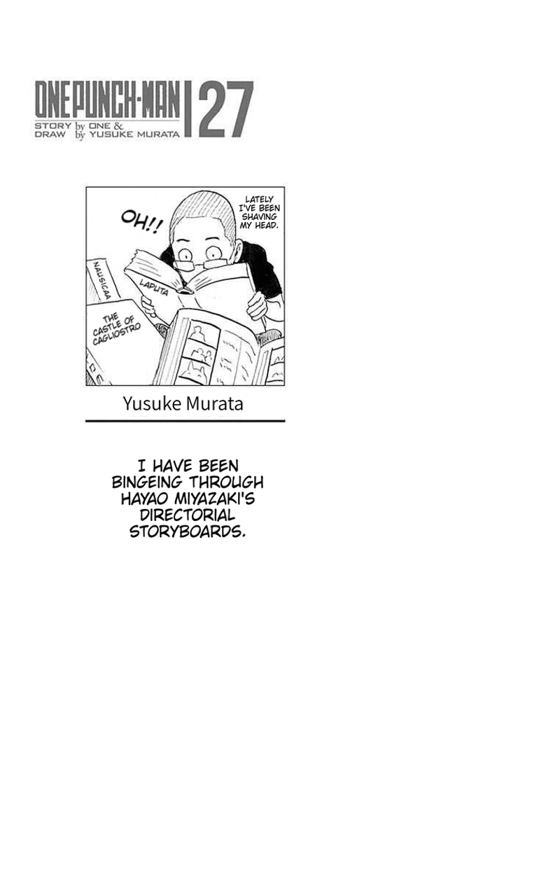 One Punch Man Manga Chapter 133.5 page 9 - Volume 27 Extras scene