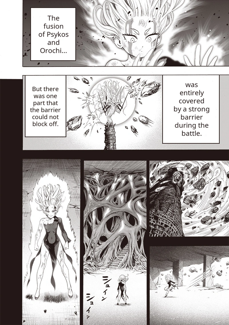 One Punch Man Manga Chapter 133 page 21 - Glorious Being scene