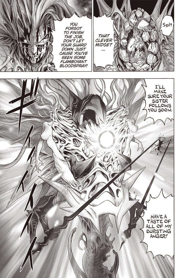 One Punch Man Manga Chapter 133 page 26 - Glorious Being scene