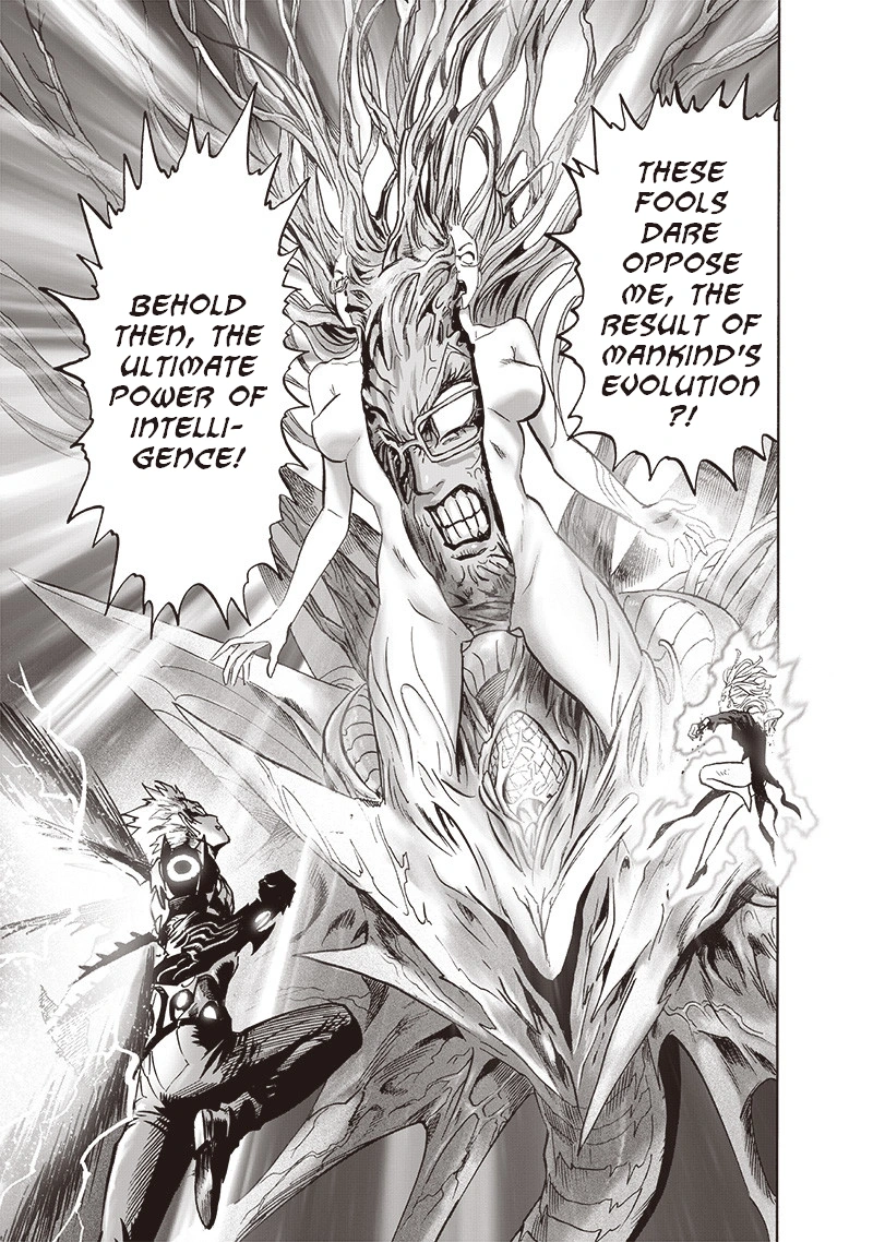 One Punch Man Manga Chapter 133 page 40 - Glorious Being scene