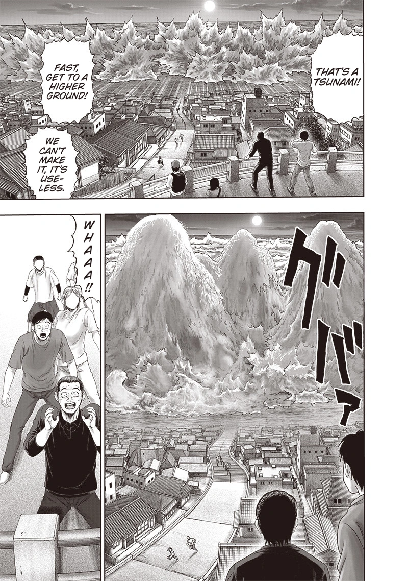 One Punch Man Manga Chapter 133 page 5 - Glorious Being scene